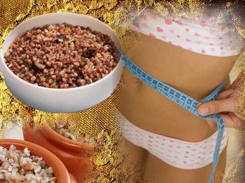 to lose weight by following a buckwheat diet