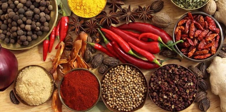During the pancreatitis diet, it is necessary to remove spices and seasonings from the diet