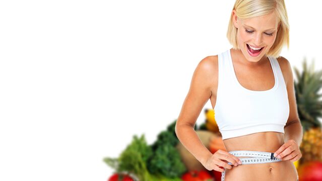 By eating properly, the girl lost 10 kg in a month